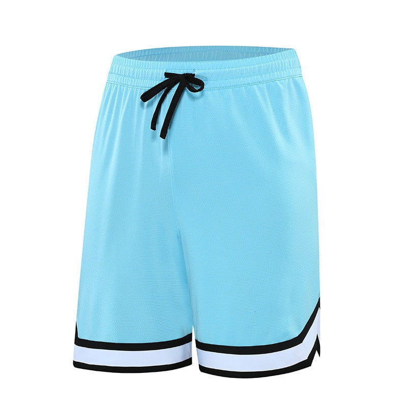 Running Shorts Men Quick Dry Sport Basketball Shorts Blue Shorts