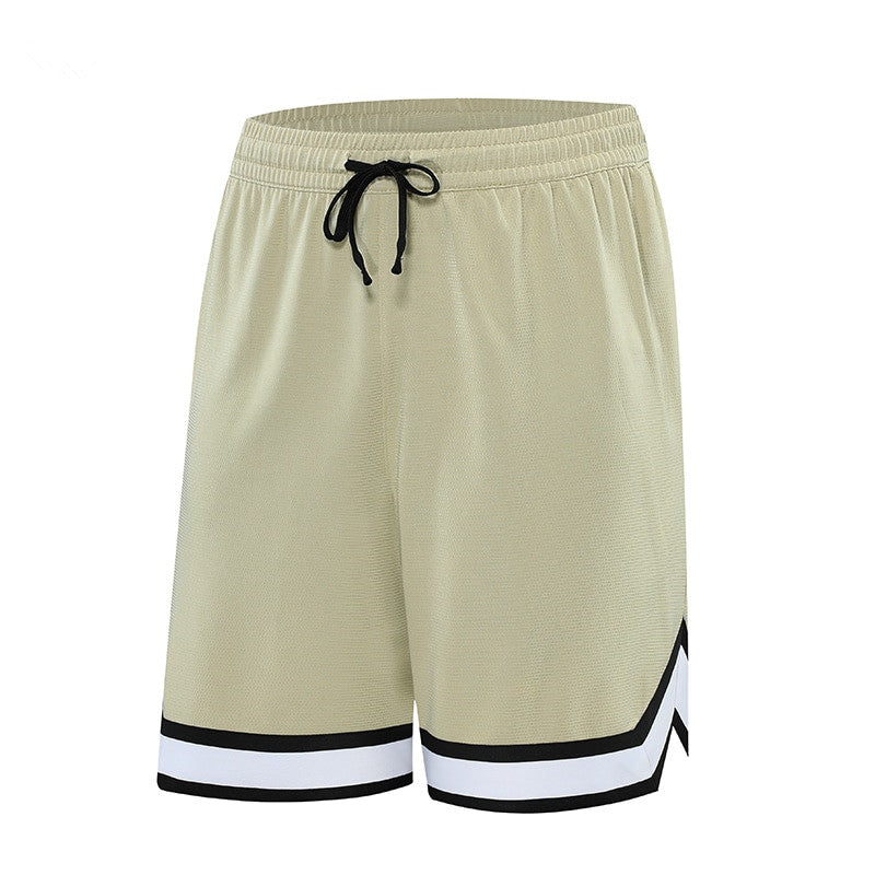 Running Shorts Men Quick Dry Sport Basketball Shorts apricot Shorts